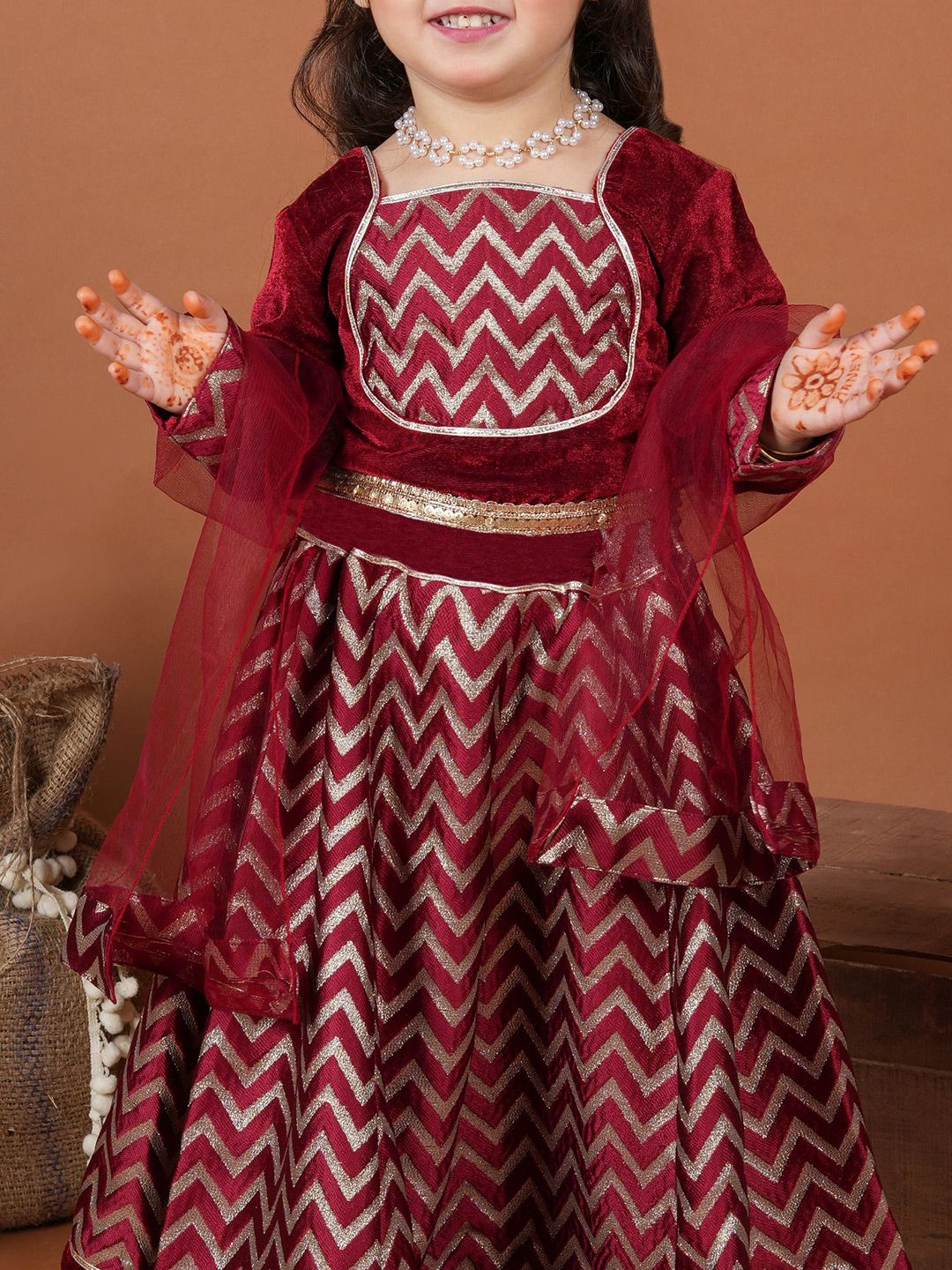 titrit girls ready to wear lehenga & blouse with dupatta titrit girls ready to wear lehenga & blouse with dupatta