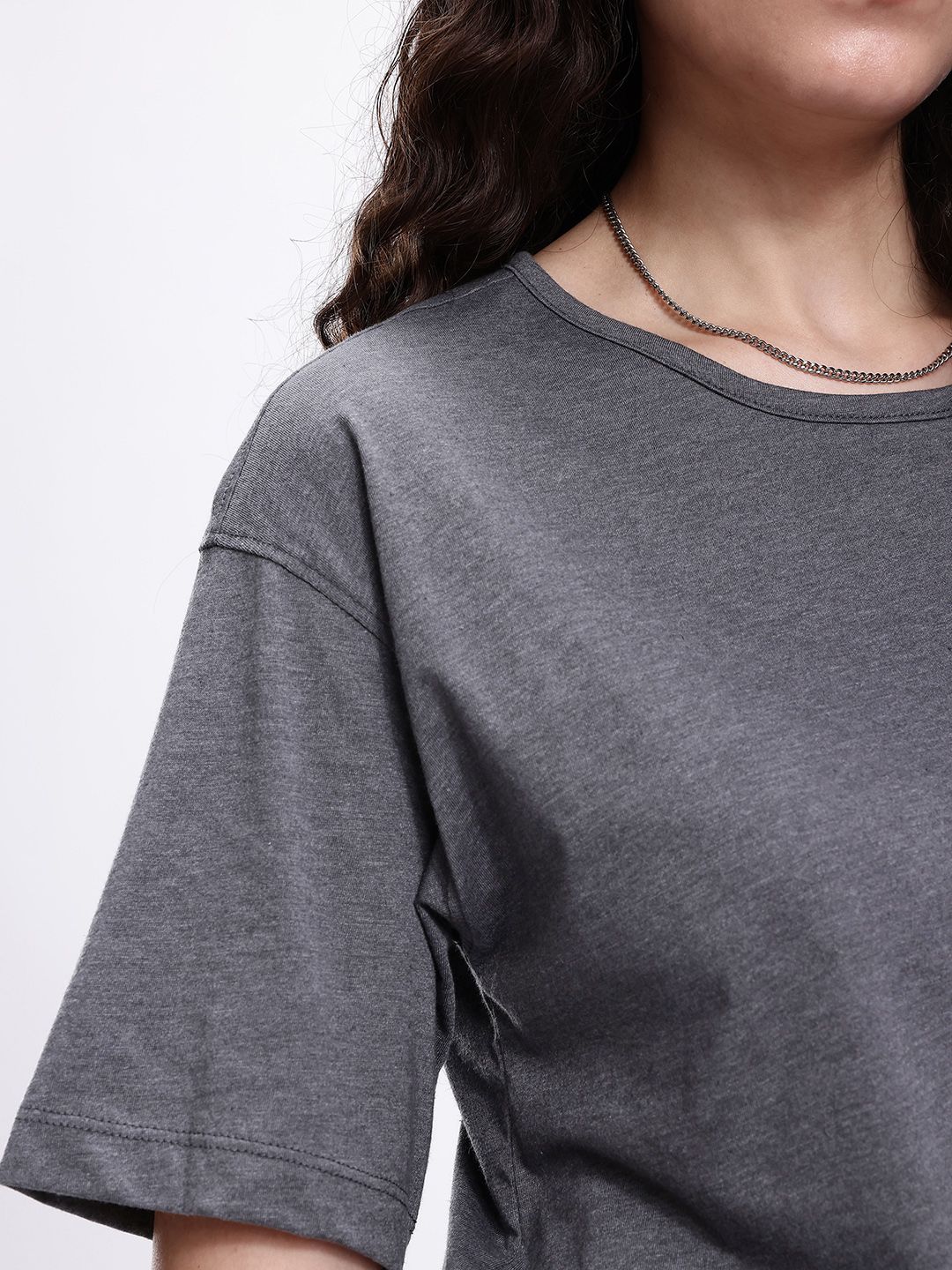 kook n keech drop shoulder sleeves oversized t shirt