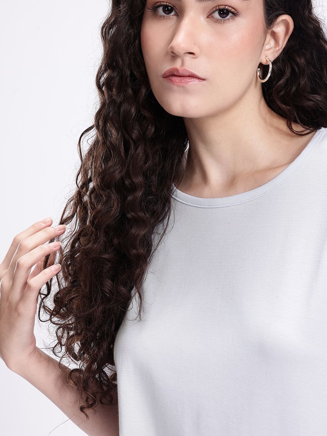 kook n keech striped drop shoulder sleeves pure cotton oversized t shirt