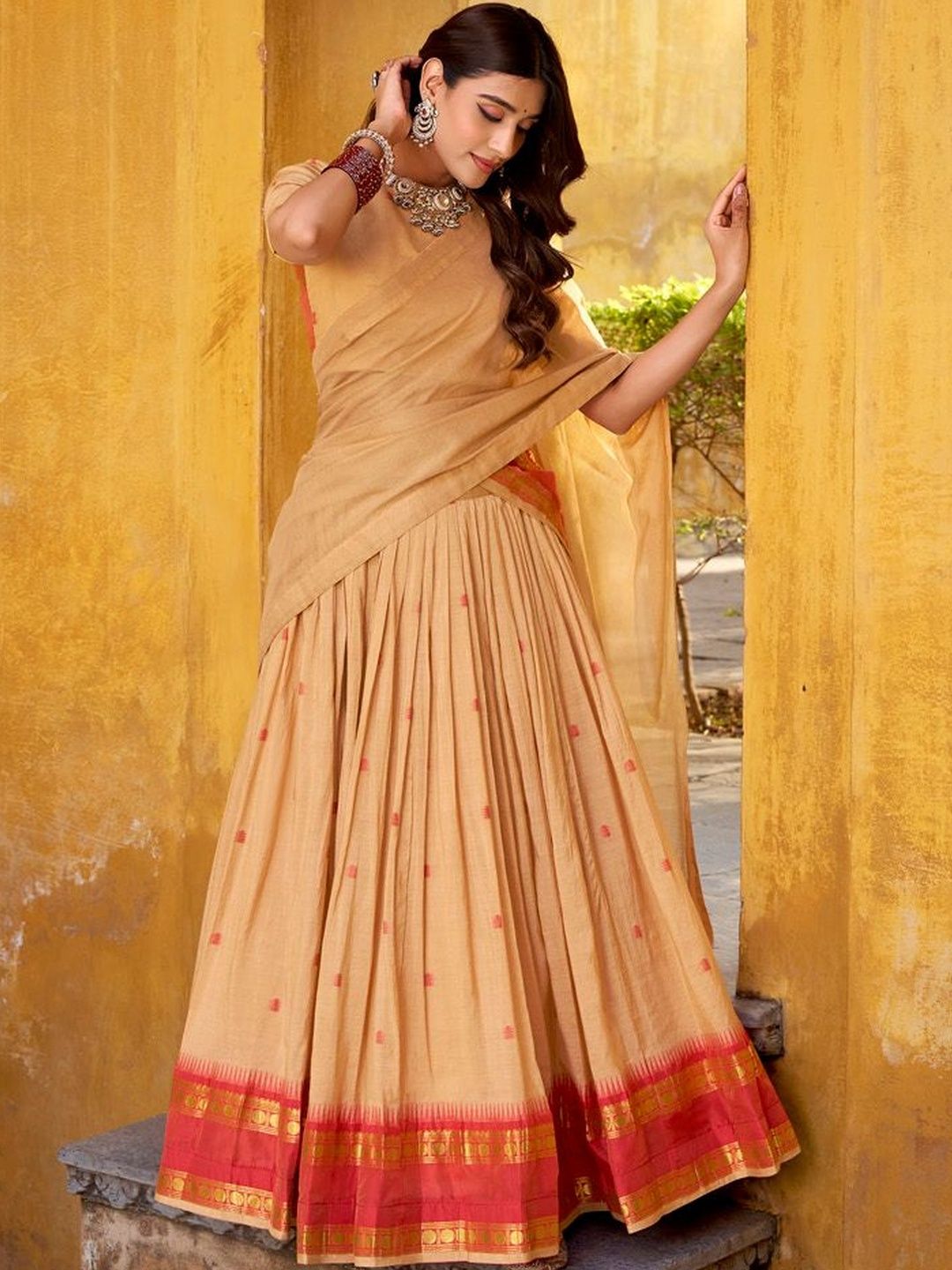 looknbook art ready to wear lehenga & unstitched blouse with dupatta looknbook art ready to wear lehenga & unstitched blouse with dupatta