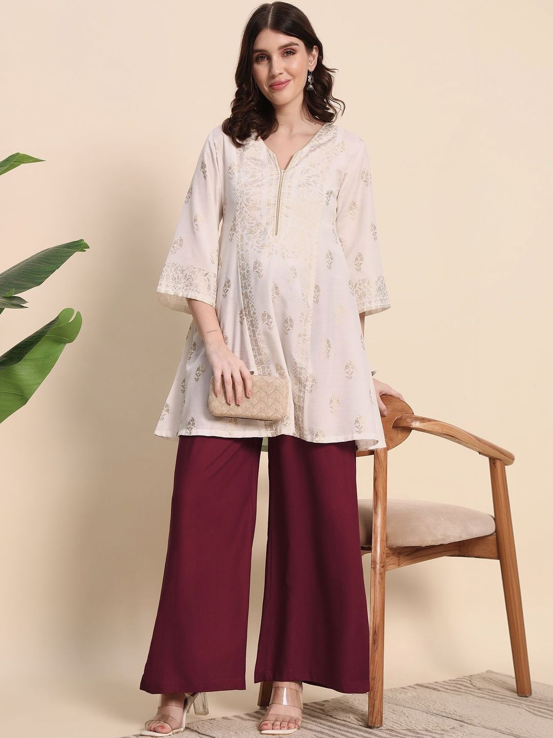 pahervesh women liva blend ethnic palazzos pahervesh women liva blend ethnic palazzos