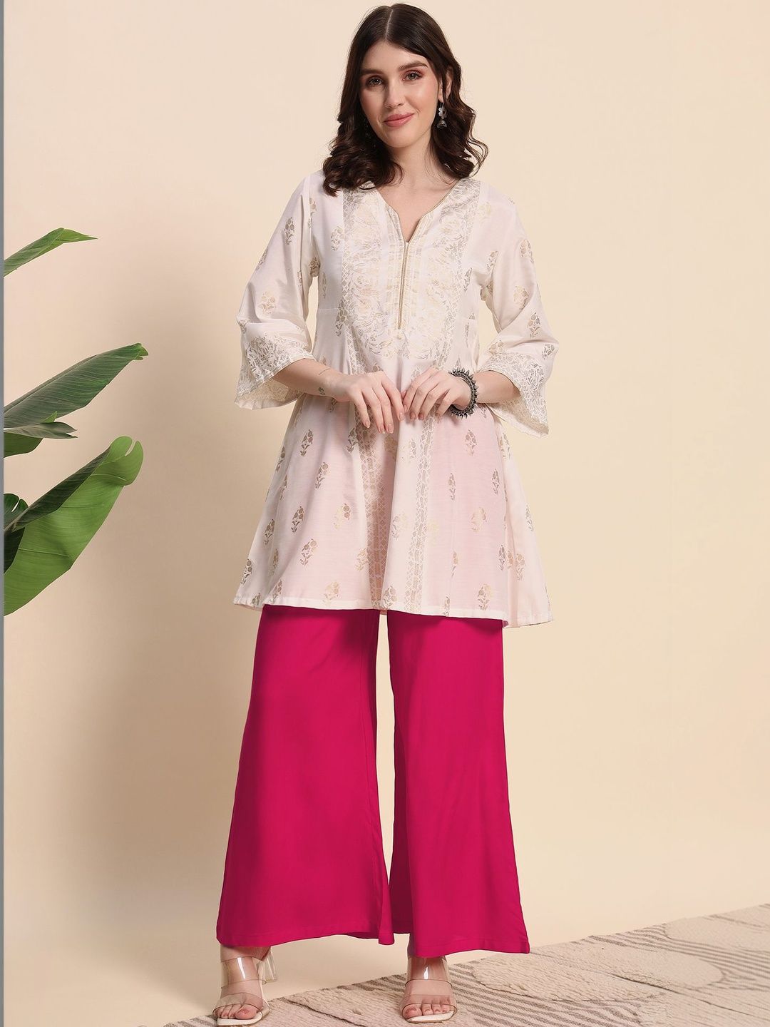 pahervesh women liva blend ethnic palazzos pahervesh women liva blend ethnic palazzos