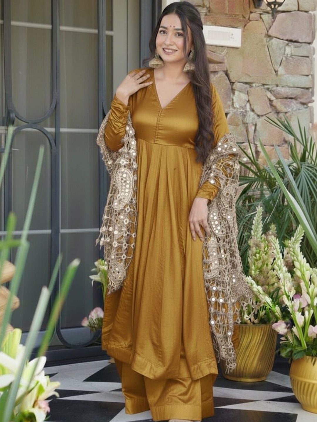 weavetech impex ethnic motifs embroidered dupatta with mirror work weavetech impex ethnic motifs embroidered dupatta with mirror work
