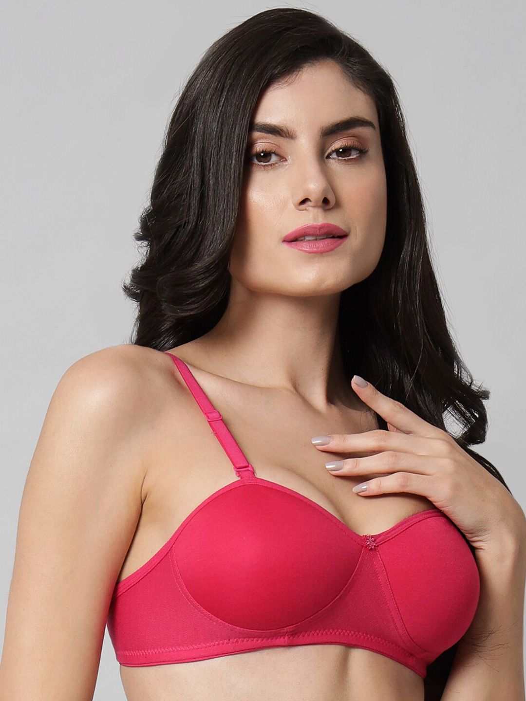 imsa moda lightly padded half coverage cotton everyday bra imsa moda lightly padded half coverage cotton everyday bra