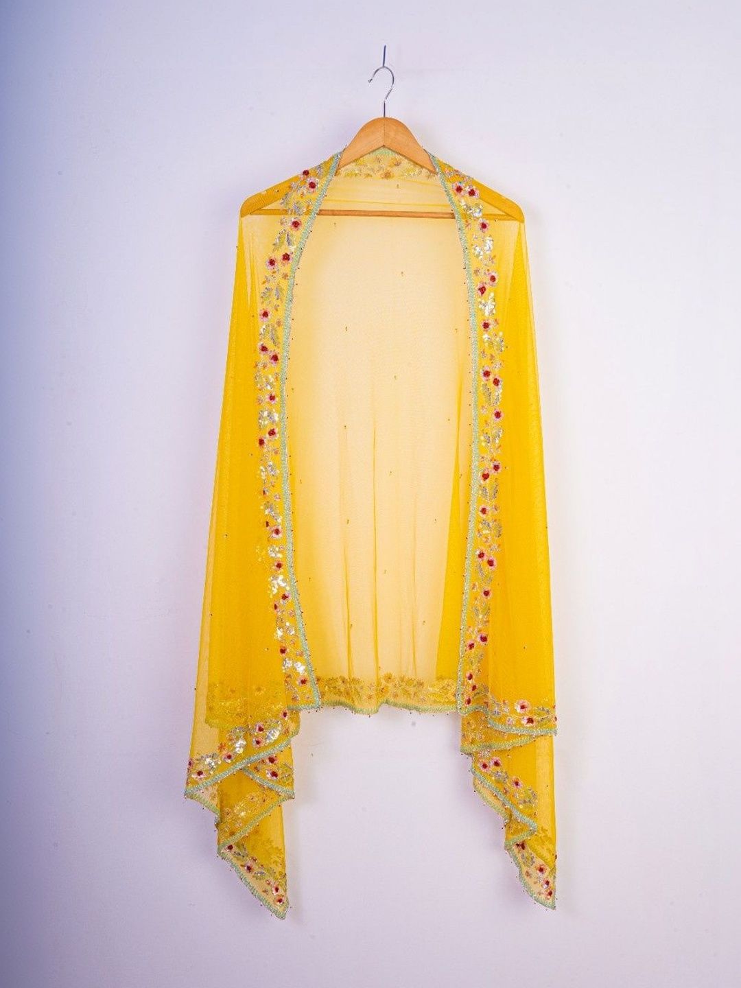 memsahib ethnic motifs embroidered dupatta with beads and stones memsahib ethnic motifs embroidered dupatta with beads and stones
