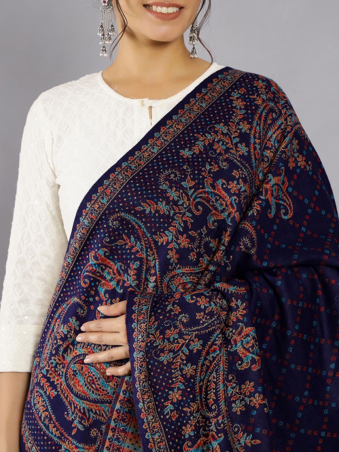 handicraft palace kashmiri kani ethnic motif woven design shawl handicraft palace kashmiri kani ethnic motif woven design shawl