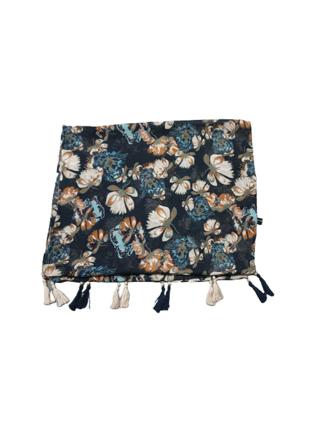 poshampaa be desi women pack of 2 printed scarves with tasselled border poshampaa be desi women pack of 2 printed scarves with tasselled border