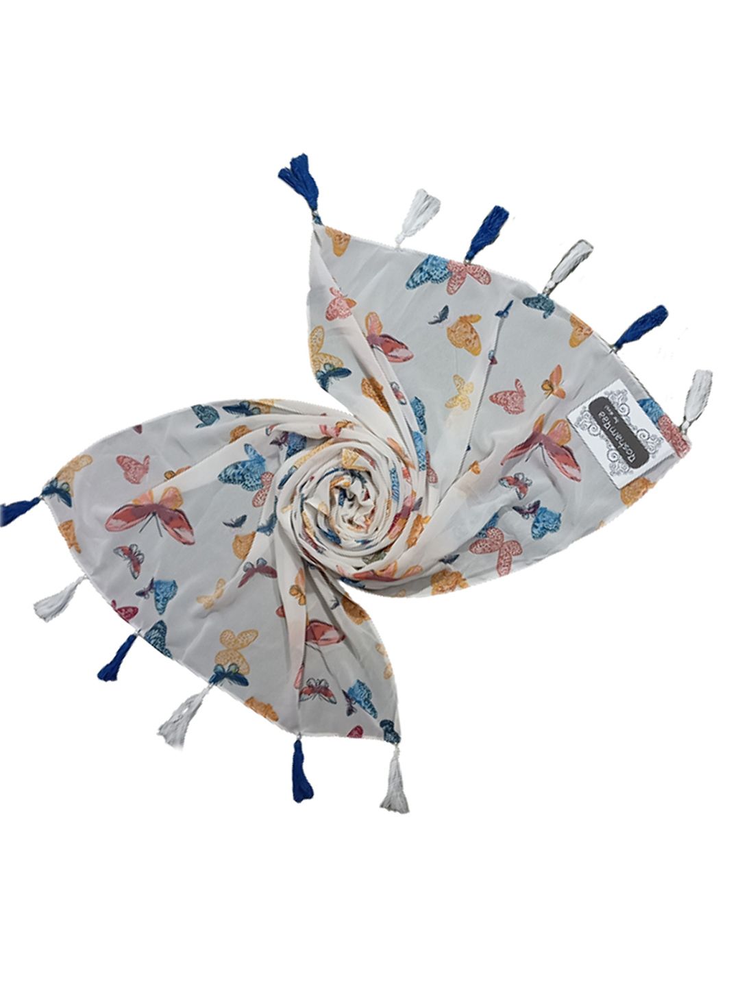 poshampaa be desi women set of 2 printed scarfs with tasselled border poshampaa be desi women set of 2 printed scarfs with tasselled border