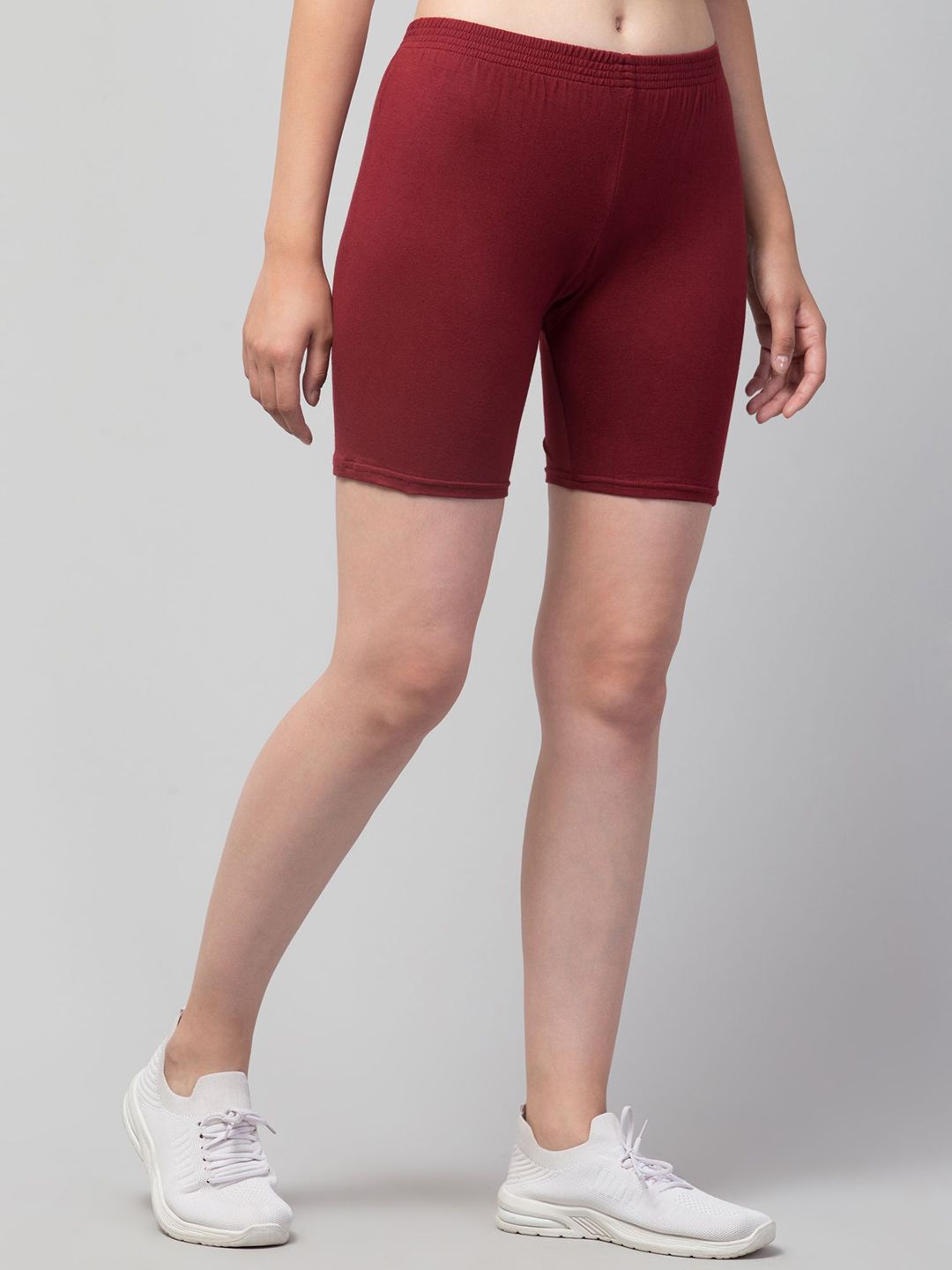 ullaspemium women slim fit cycling sports shorts