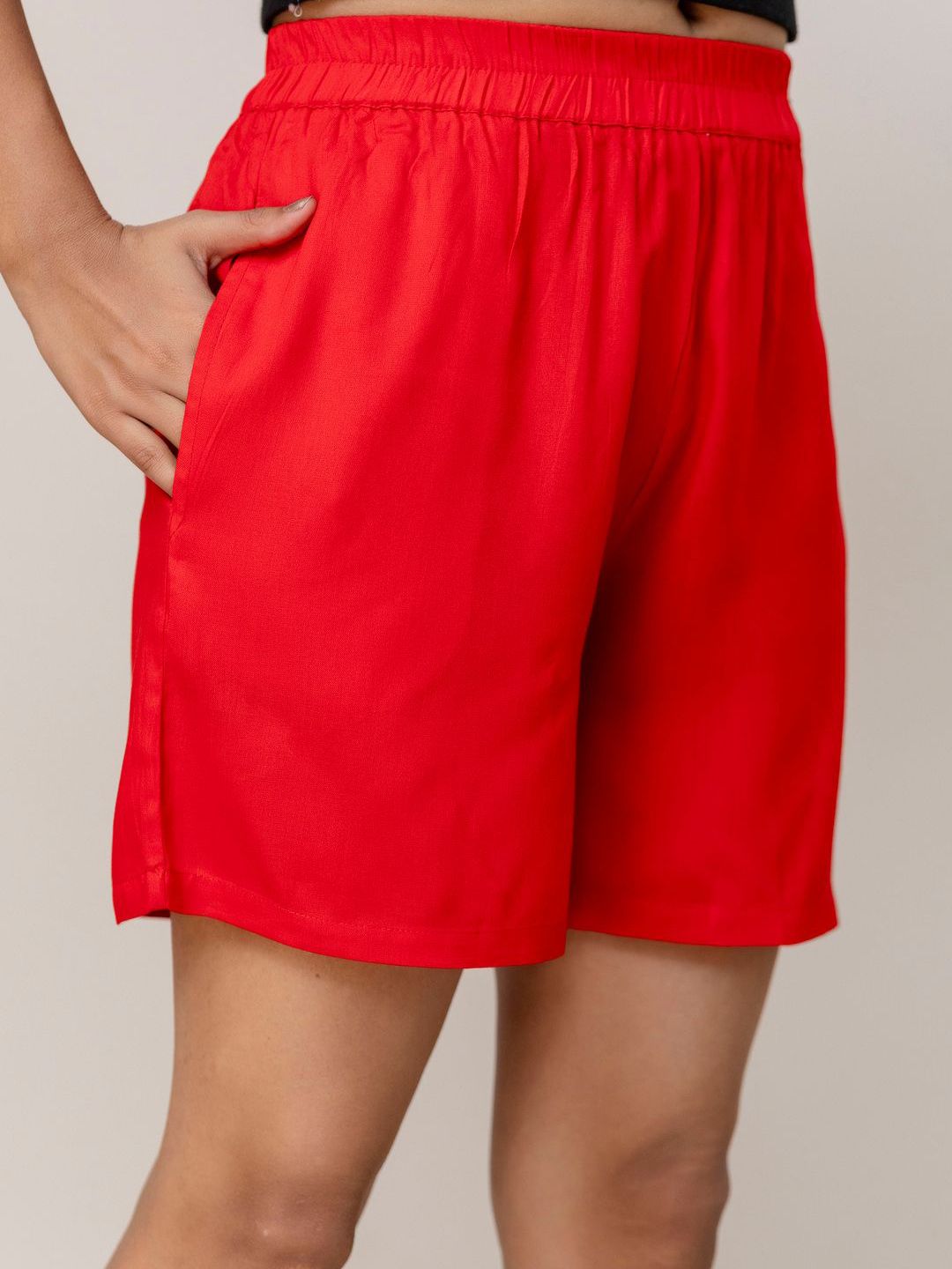 mirayya enterprises women mid rise cotton outdoor shorts