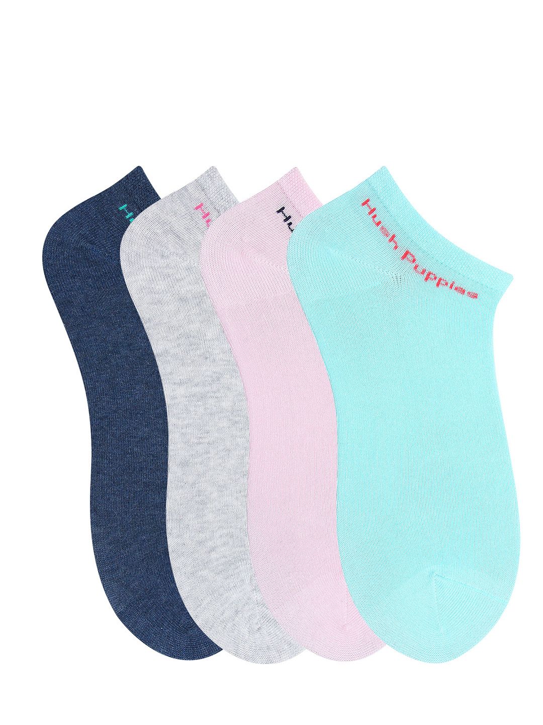 hush puppies women pack of 4 assorted ankle length socks