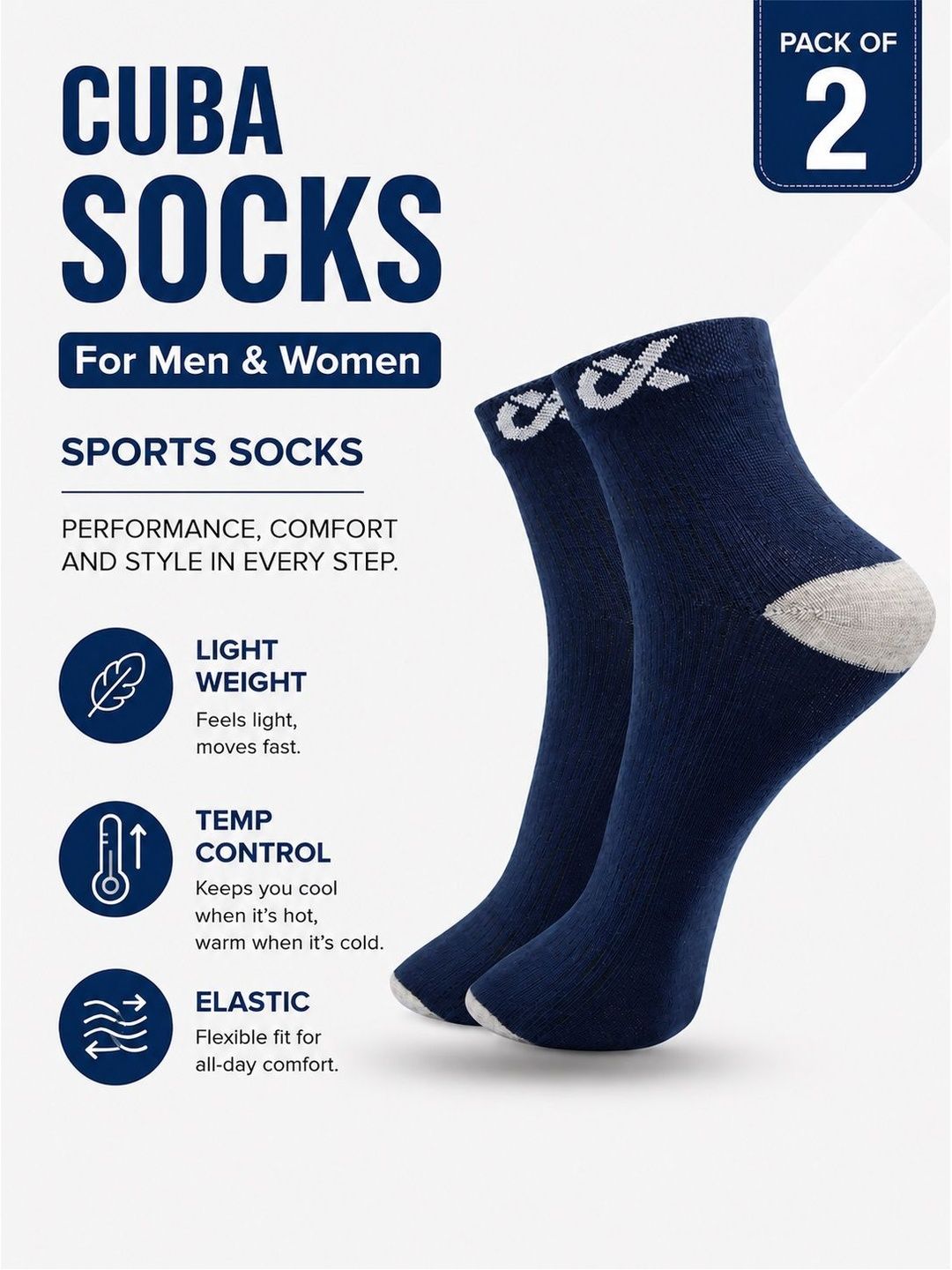 xjarvis women pack of 2 cotton blend colourblocked ankle length socks