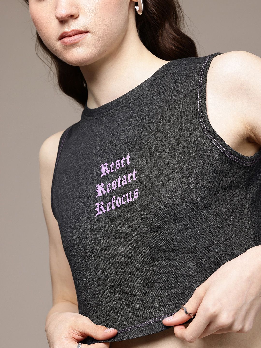 the roadster life co. typography printed slim fit t shirt