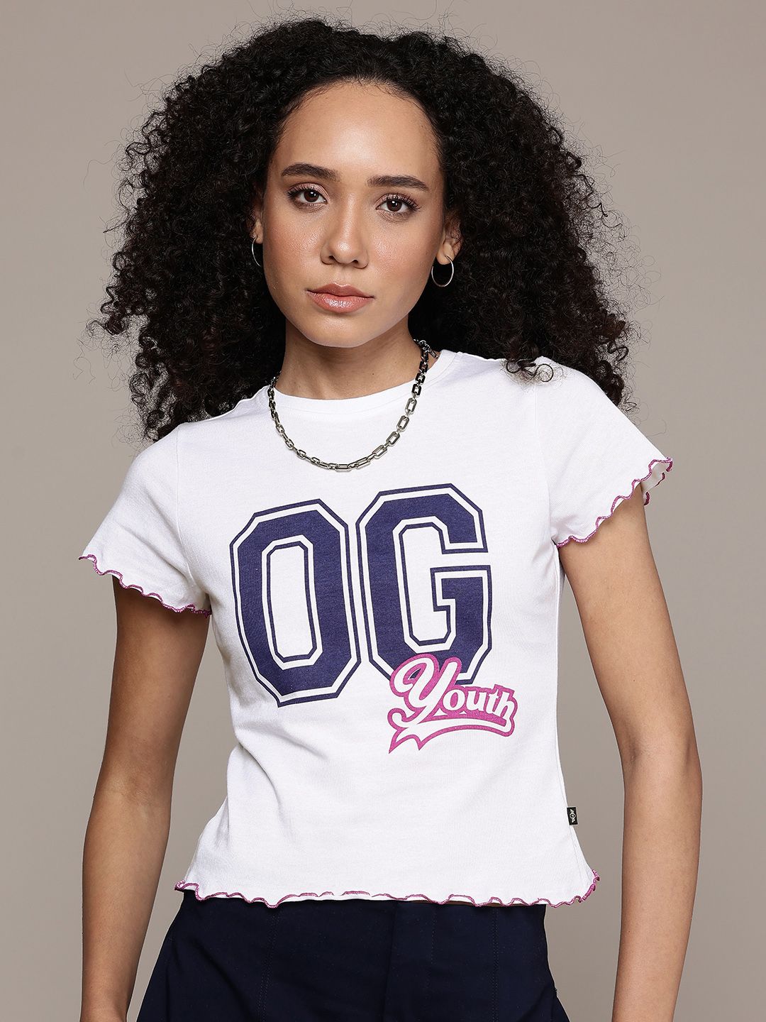the roadster life co. typography printed slim fit t shirt