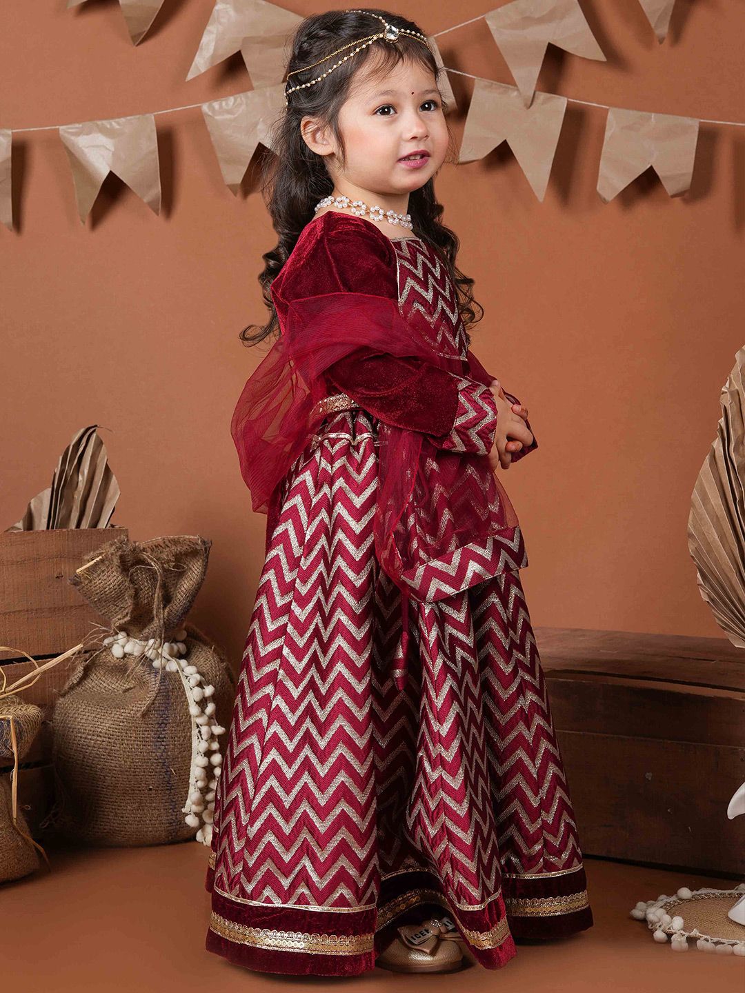 titrit girls ready to wear lehenga & blouse with dupatta titrit girls ready to wear lehenga & blouse with dupatta