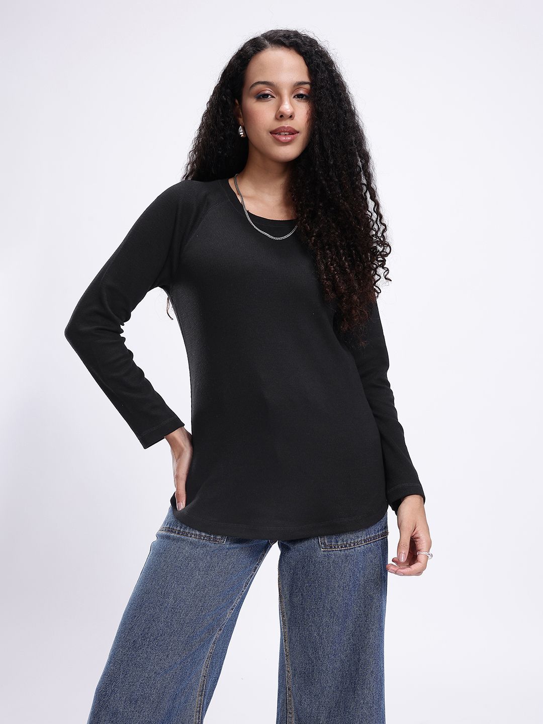 kook n keech self designed raglan sleeves knitted t shirt