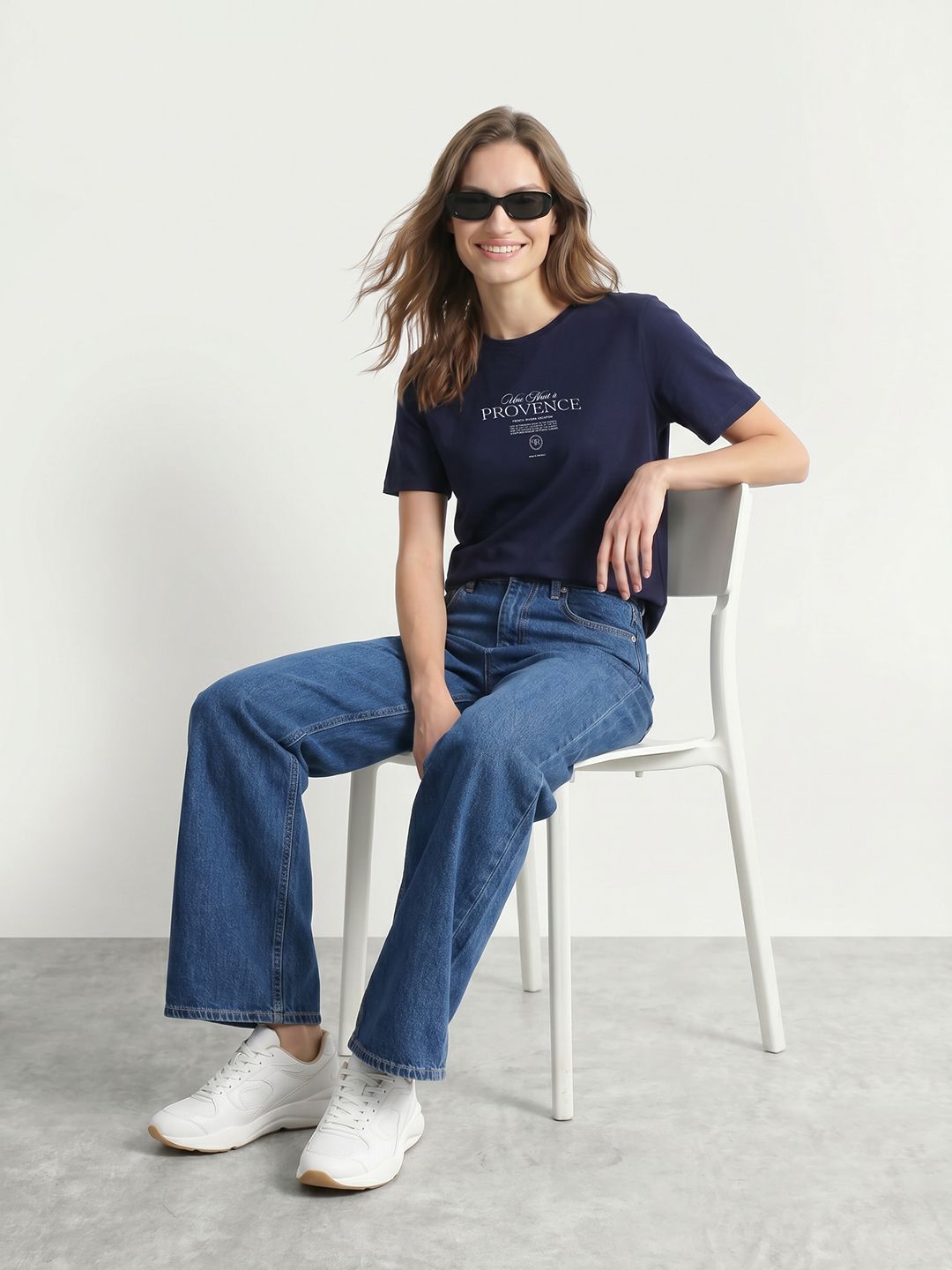 mast & harbour typography printed pure cotton t shirt mast & harbour typography printed pure cotton t shirt