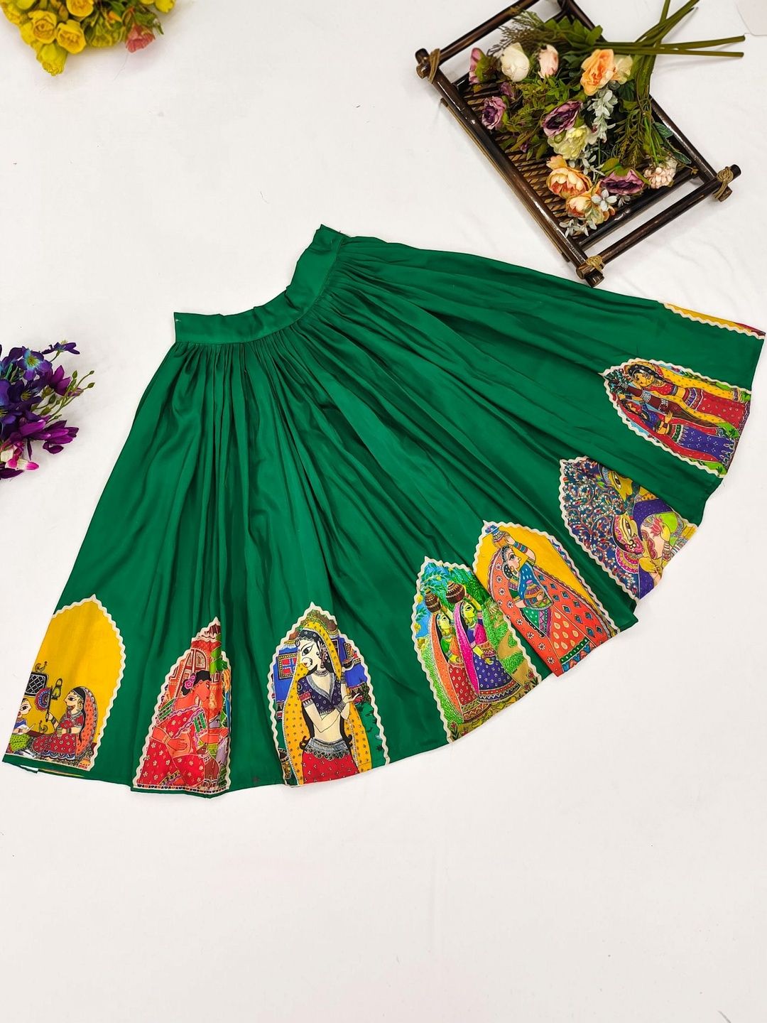 katrodiya enterprise girls printed ready to wear lehenga & katrodiya enterprise girls printed ready to wear lehenga &