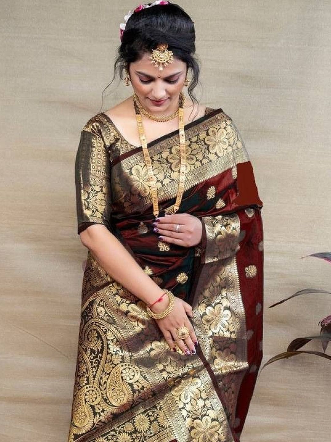 sita ethnic motifs zari silk blend heavy work kanjeevaram saree sita ethnic motifs zari silk blend heavy work kanjeevaram saree