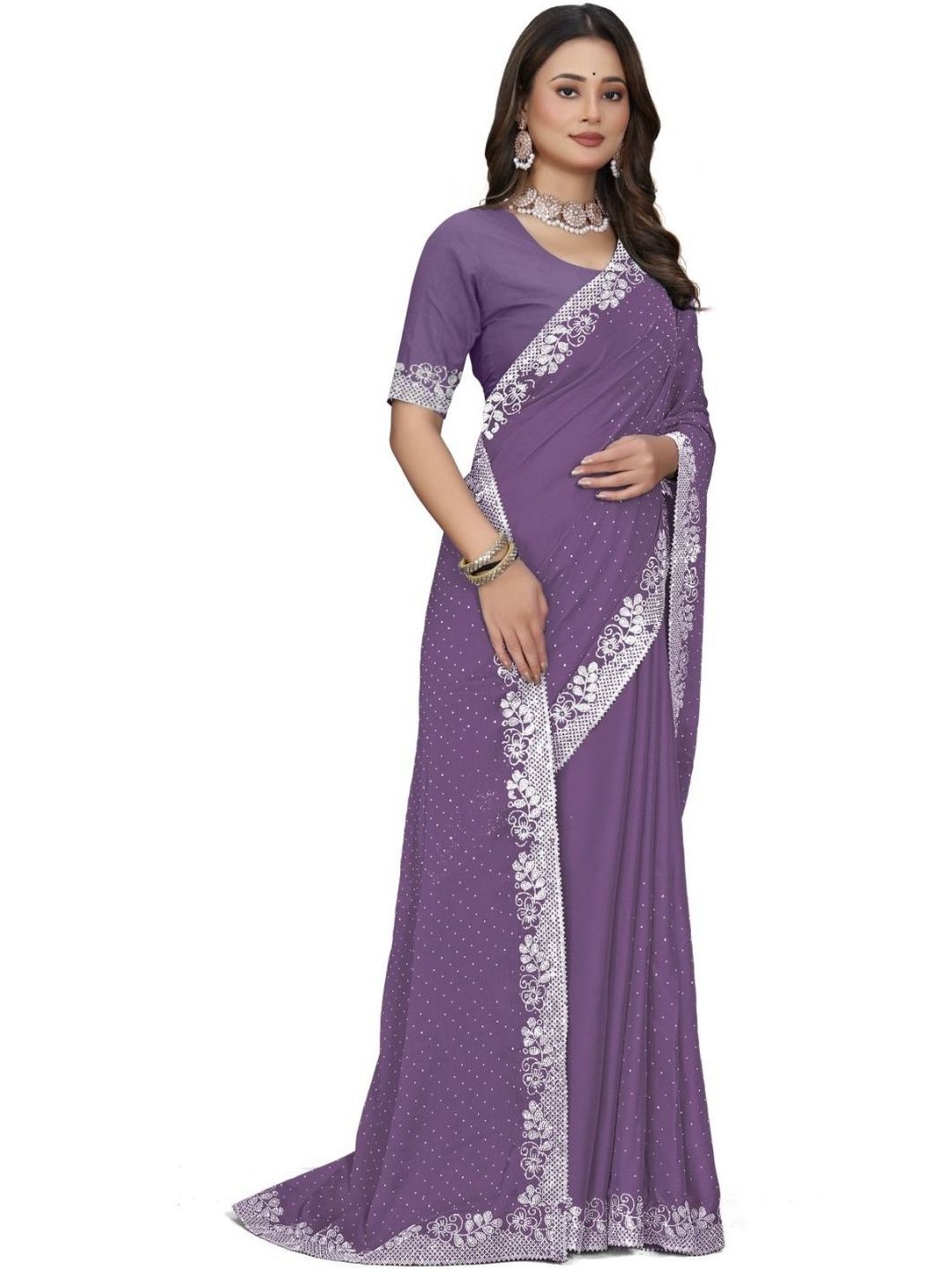 sheth shyamalyo embellished sequinned pure georgette heavy work saree sheth shyamalyo embellished sequinned pure georgette heavy work saree
