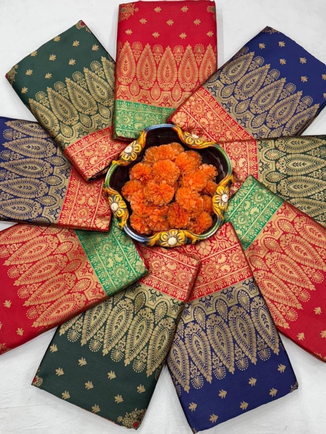 miss wears ethnic motifs zari silk blend heavy work saree miss wears ethnic motifs zari silk blend heavy work saree