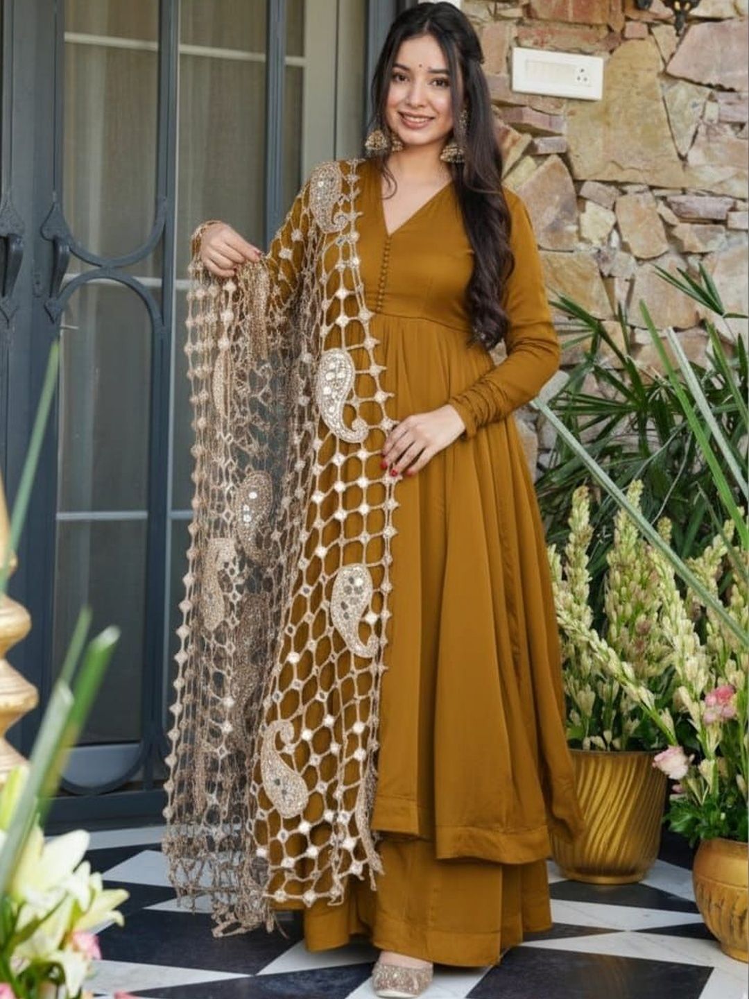 weavetech impex ethnic motifs embroidered dupatta with mirror work weavetech impex ethnic motifs embroidered dupatta with mirror work