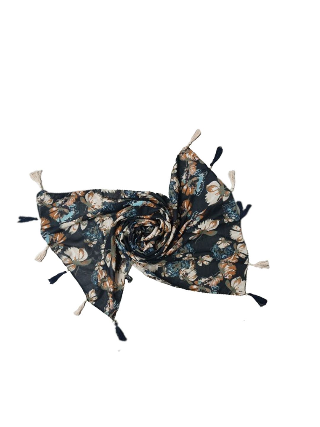 poshampaa be desi pack of 2 women printed scarf with tassels poshampaa be desi pack of 2 women printed scarf with tassels