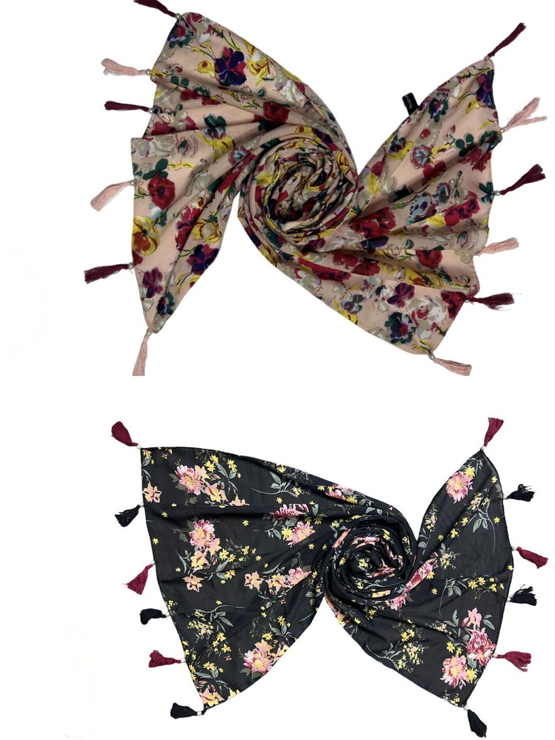 poshampaa be desi women pack of 2 printed scarf poshampaa be desi women pack of 2 printed scarf