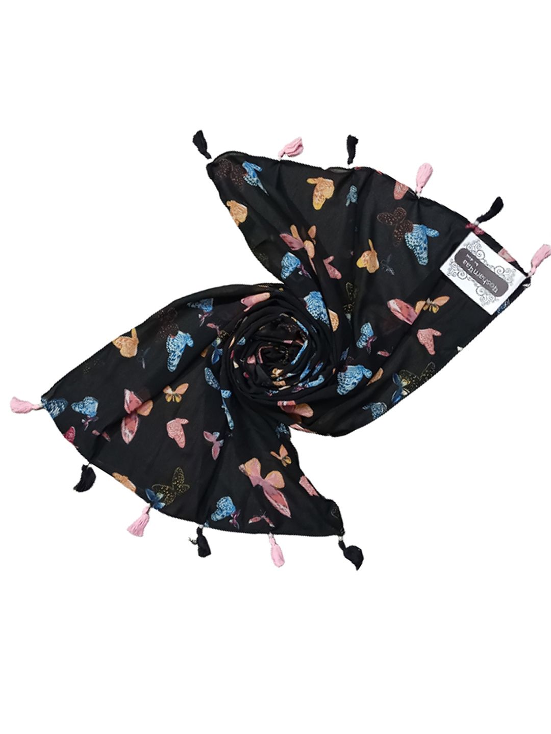 poshampaa be desi women set of 2 printed scarfs with tasselled border poshampaa be desi women set of 2 printed scarfs with tasselled border