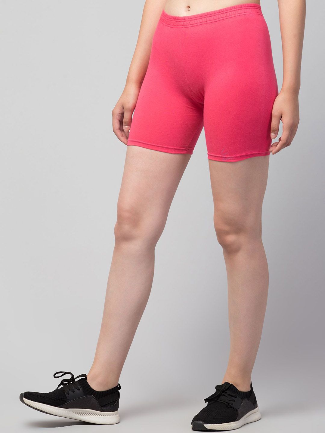 ullaspemium women slim fit cycling sports shorts