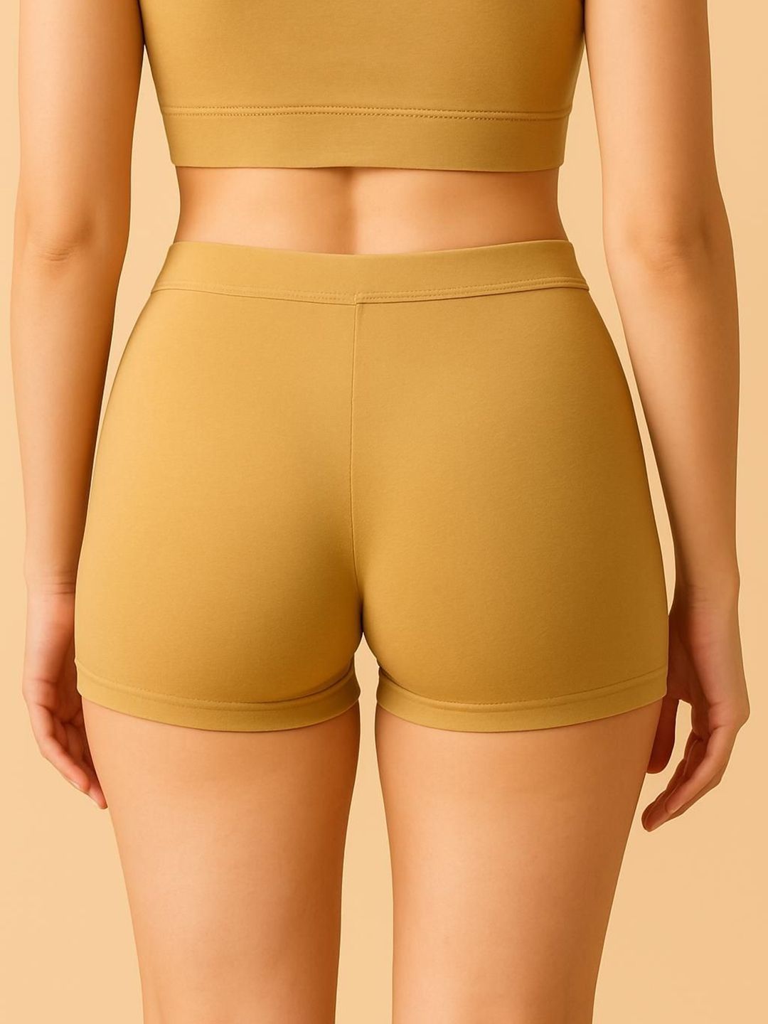 apraa & parma women skinny fit high rise cycling sports shorts