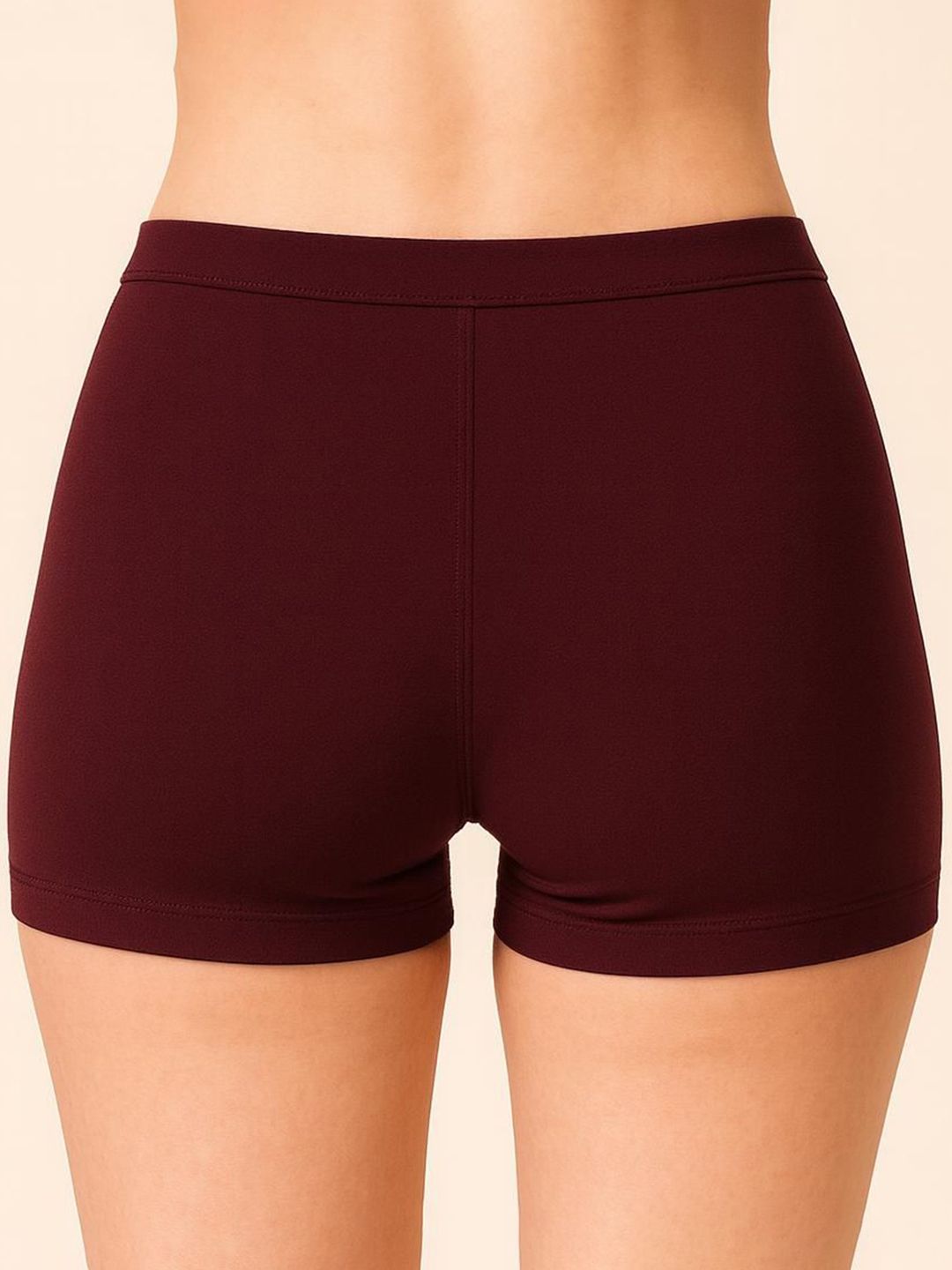 apraa & parma women mid rise slim fit cycling sports shorts