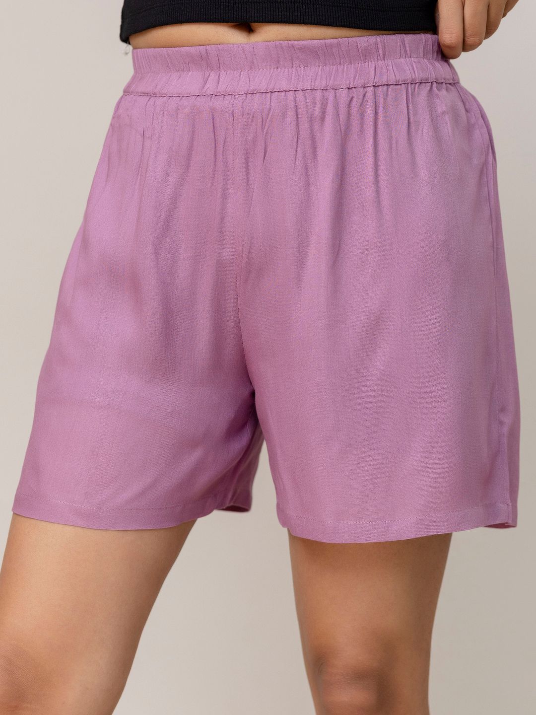 mirayya enterprises women mid rise regular fit cotton regular shorts