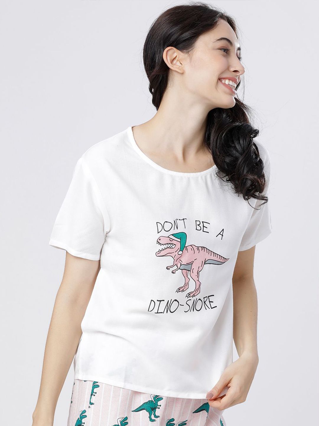 tokyo talkies women graphic printed round neck t shirt