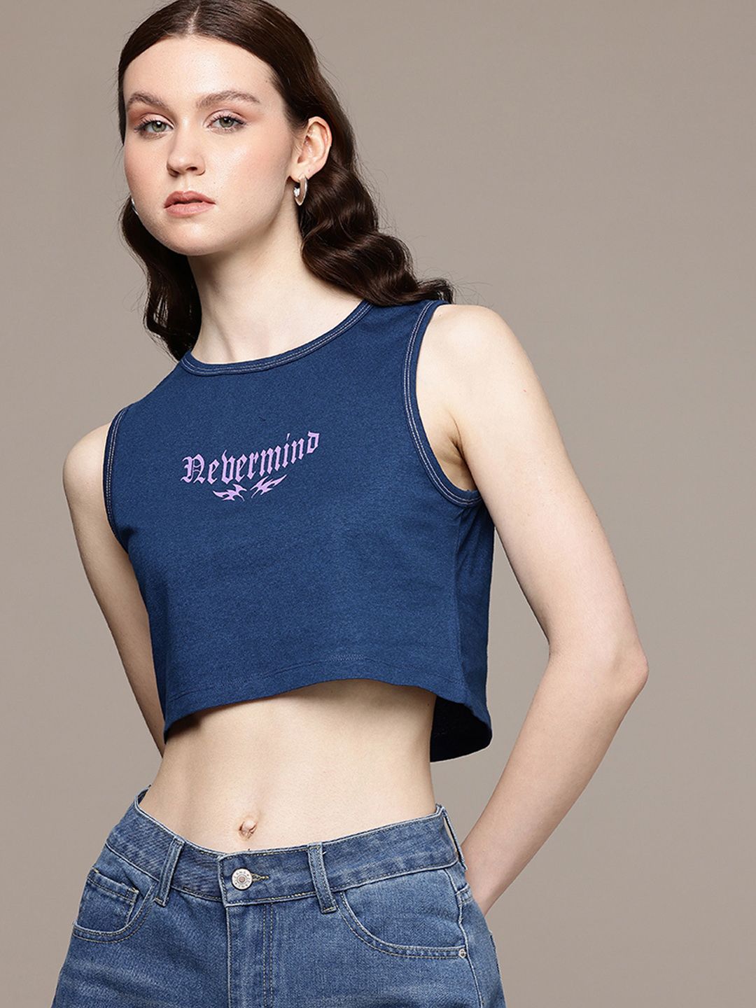 the roadster life co. typography printed slim fit t shirt