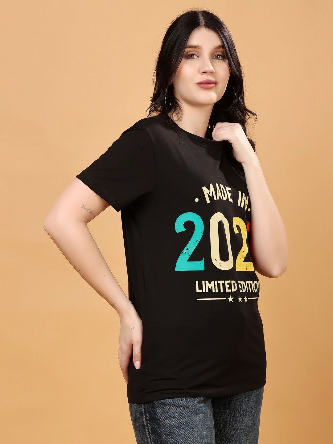 louis bayrad typography printed short sleeves cotton t shirt