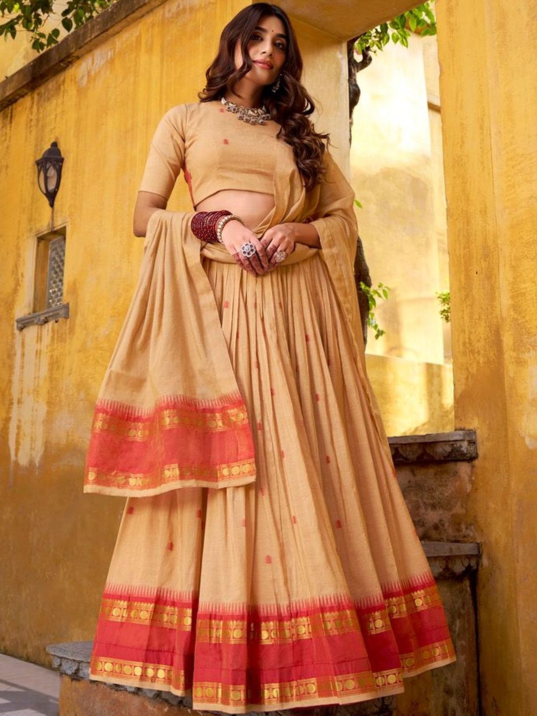 looknbook art ready to wear lehenga & unstitched blouse with dupatta looknbook art ready to wear lehenga & unstitched blouse with dupatta