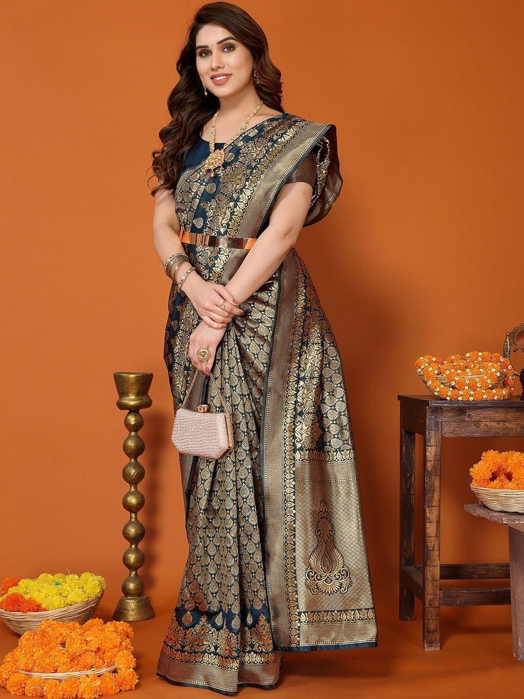 szn ethnic motifs zari silk cotton heavy work fashion saree szn ethnic motifs zari silk cotton heavy work fashion saree