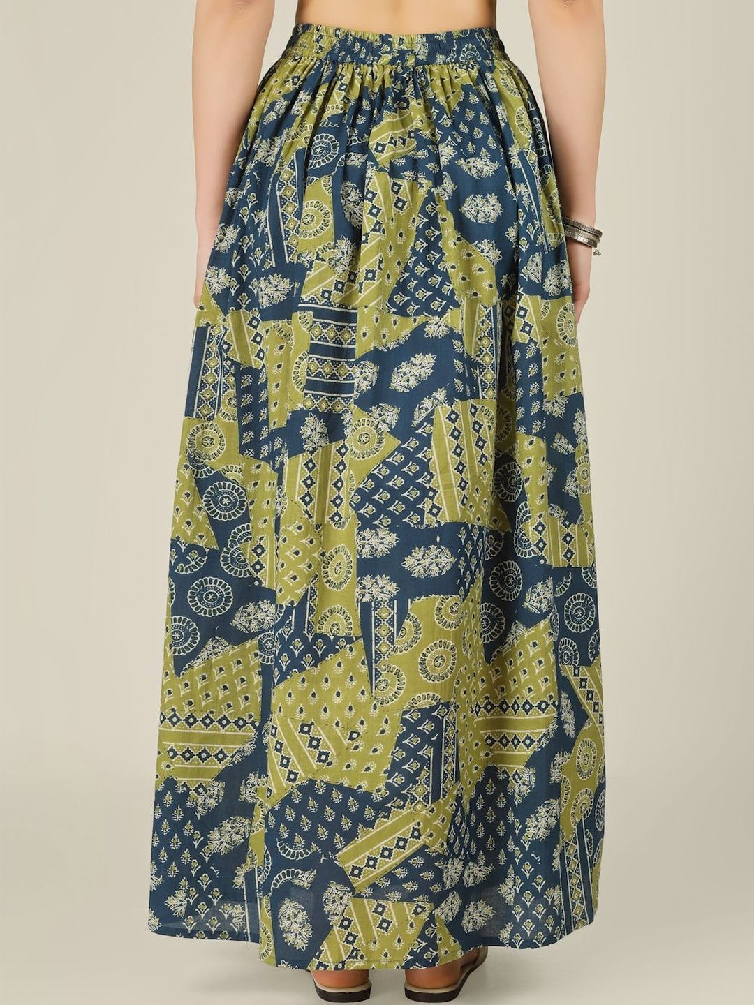 sparsa women pure cotton cotton cambric abstract maxi flared skirt sparsa women pure cotton cotton cambric abstract maxi flared skirt