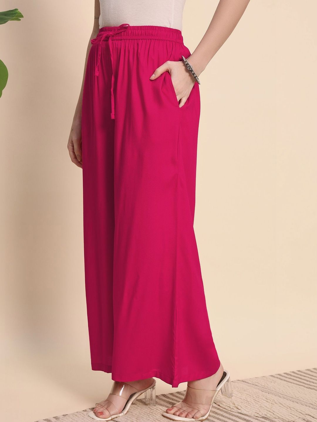 pahervesh women liva blend ethnic palazzos pahervesh women liva blend ethnic palazzos