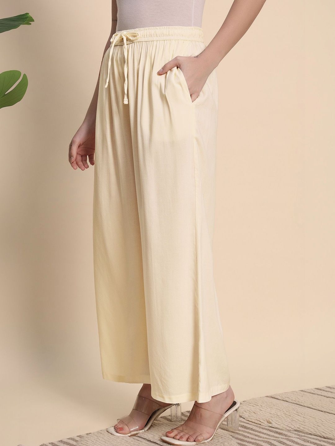 pahervesh women liva blend ethnic palazzos pahervesh women liva blend ethnic palazzos