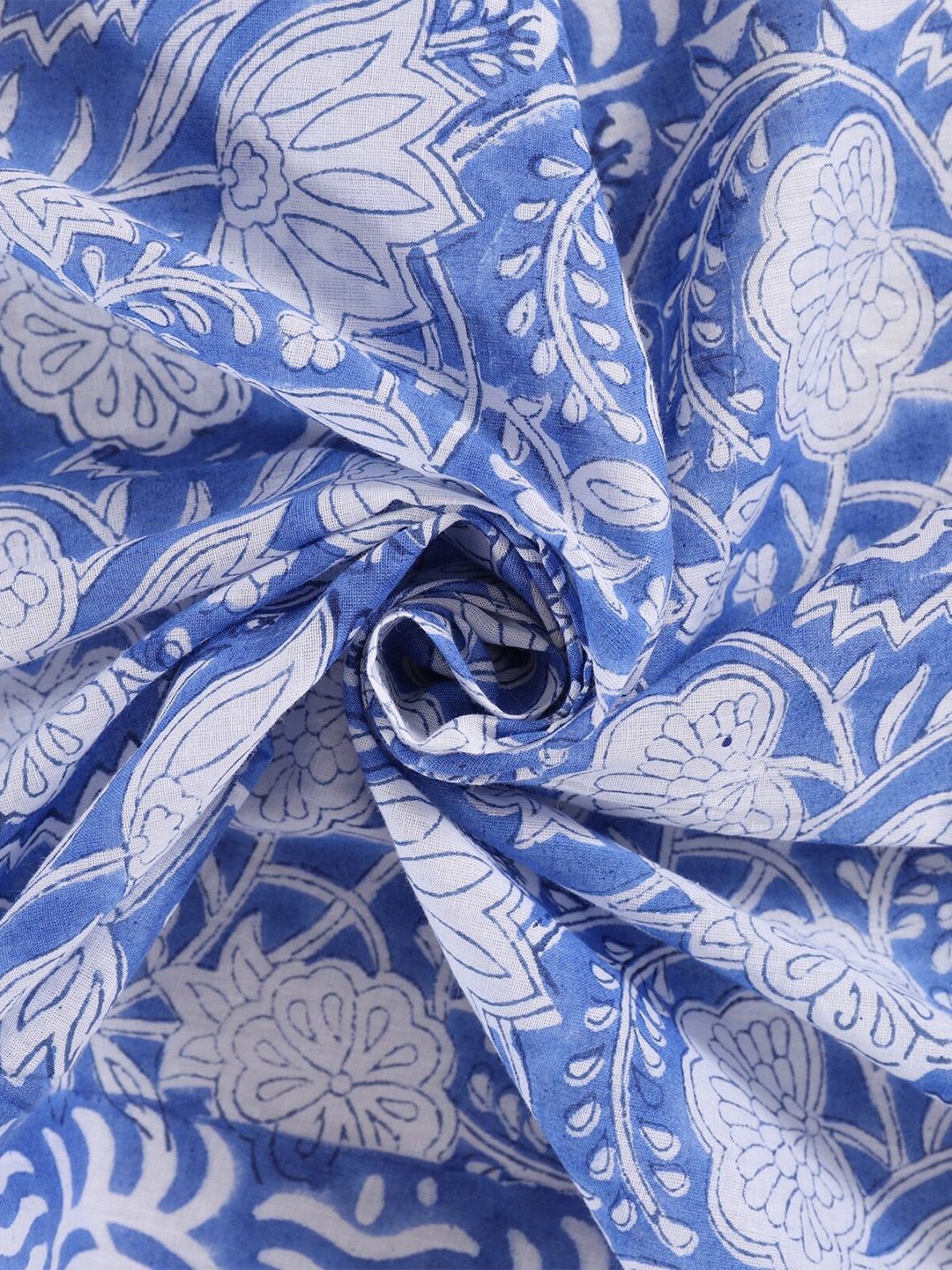 handicraft palace women lotus printed cotton tasseled scarf handicraft palace women lotus printed cotton tasseled scarf