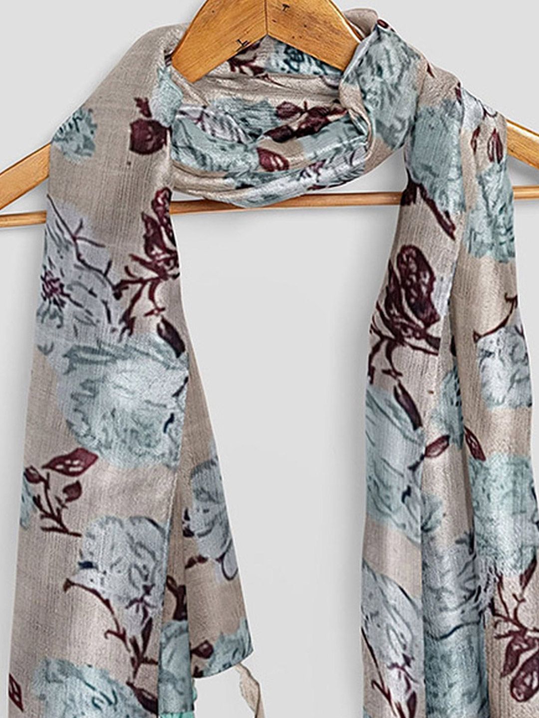 poshampaa be desi women pack of 2 printed scarf with tasselled border poshampaa be desi women pack of 2 printed scarf with tasselled border