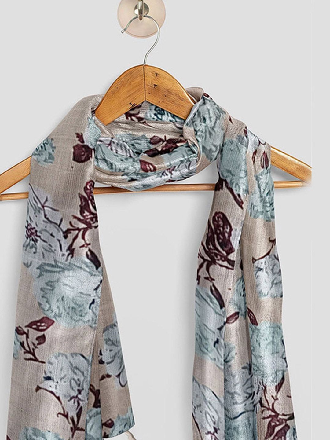 poshampaa be desi women pack of 2 printed scarf with tassells poshampaa be desi women pack of 2 printed scarf with tassells
