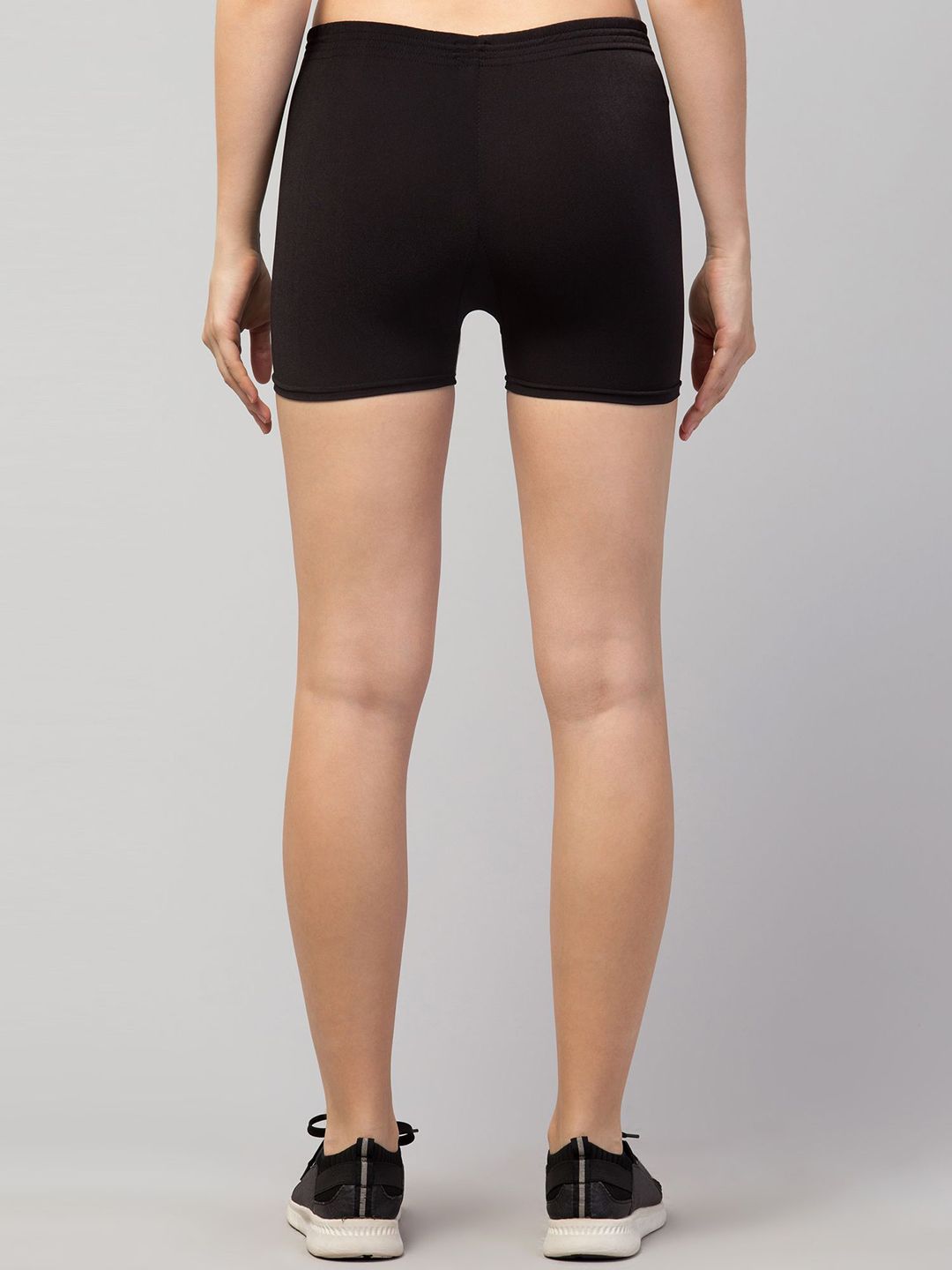 ckarfe women dri fit mid rise skinny fit running sports shorts