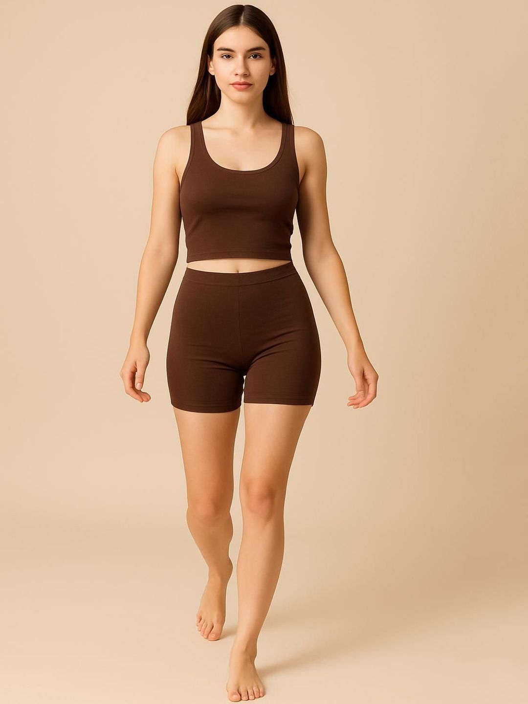 apraa & parma women slim fit cycling sports shorts