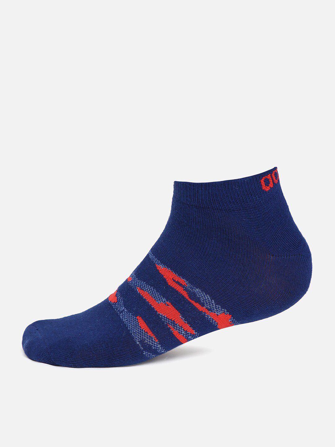 adidas pack of 3 patterned ankle length socks