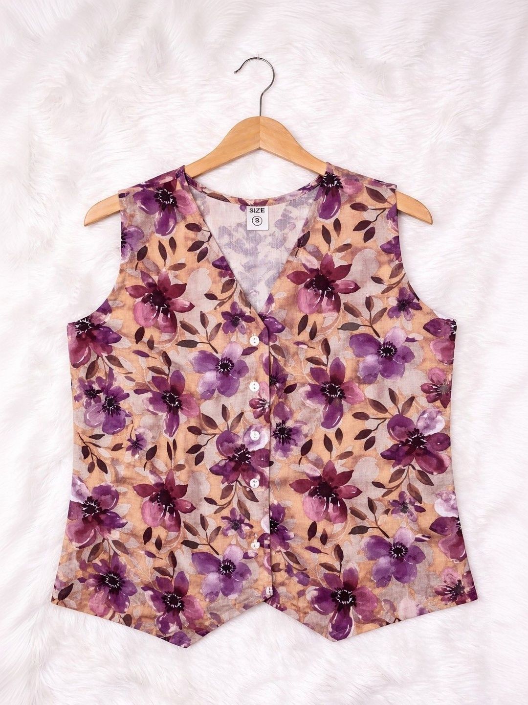 avnisa enterprise floral print cotton blend top avnisa enterprise floral print cotton blend top