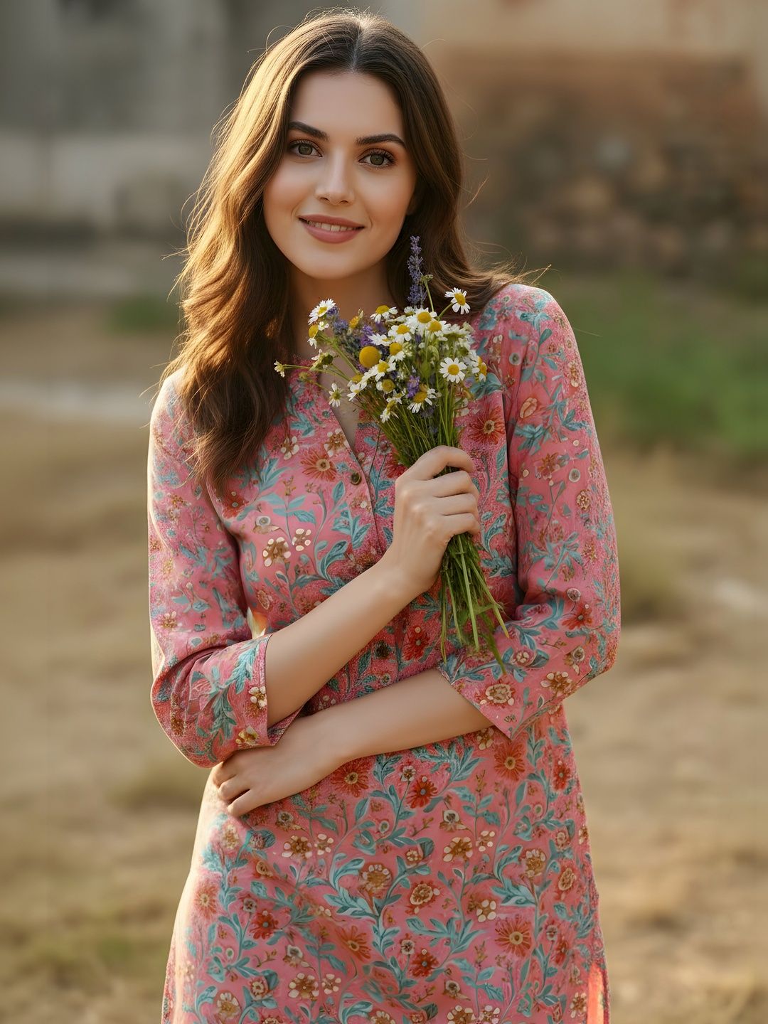 anouk mirage floral printed pure cotton blend kurti anouk mirage floral printed pure cotton blend kurti