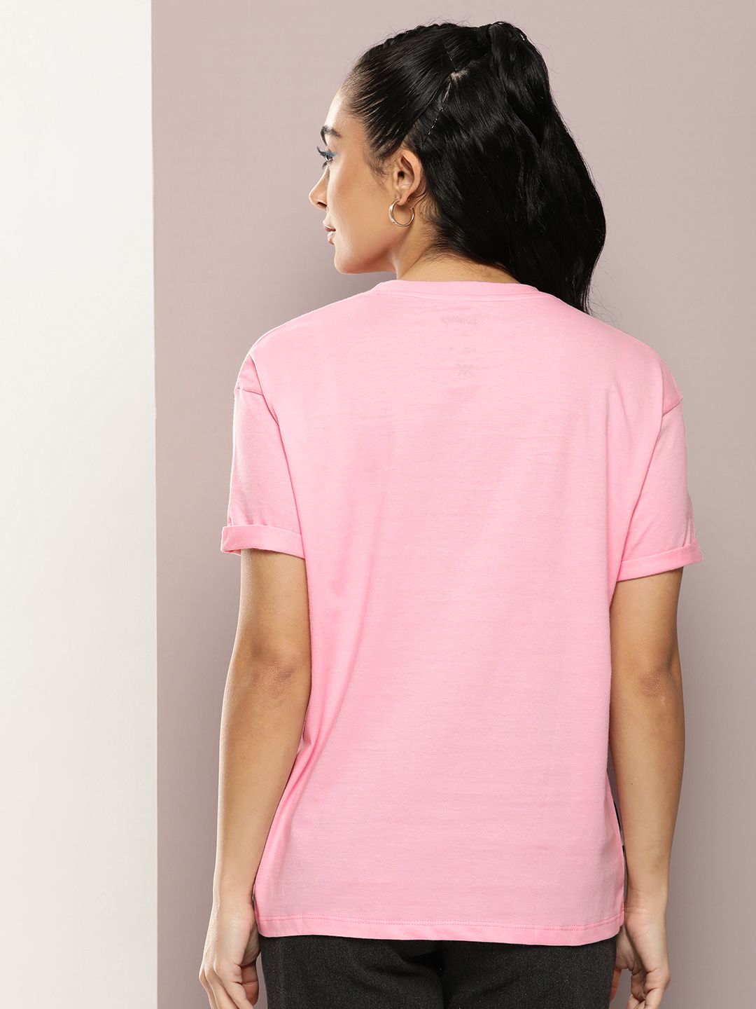 kook n keech disney printed pure cotton drop shoulder sleeves t shirt
